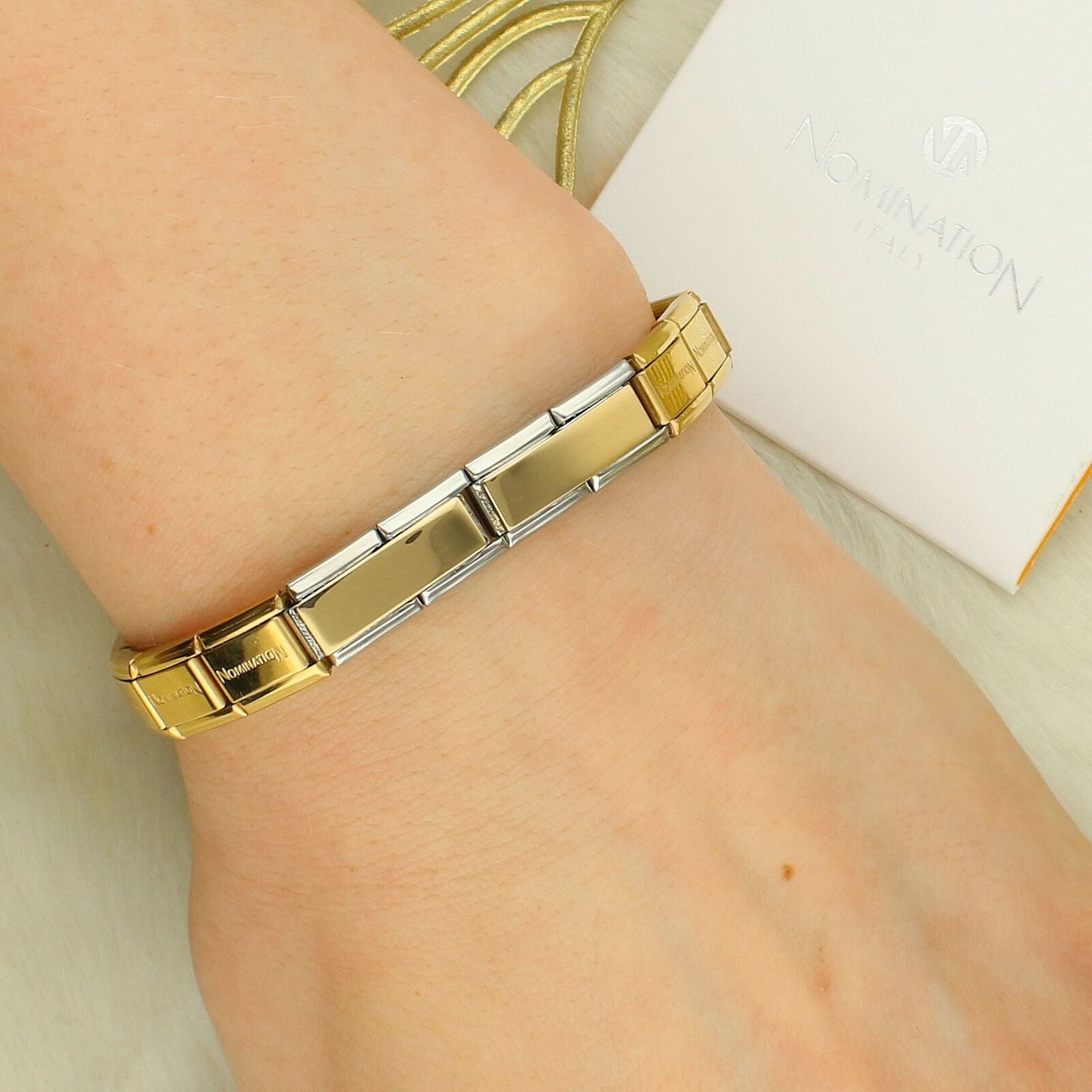 Charms Nomination złota podwójna blaszka.jpg